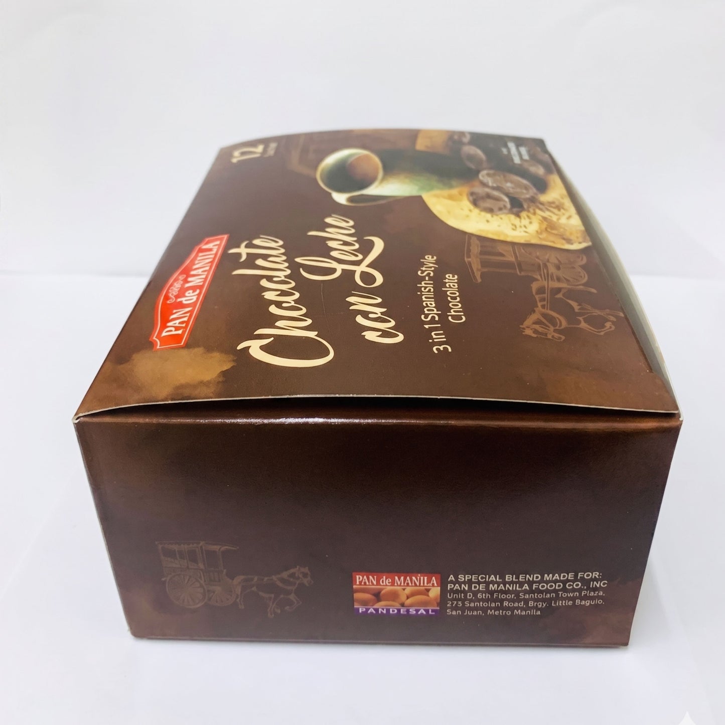 Pan de Manila Chocolate Con Leche 12 sachets x 30g