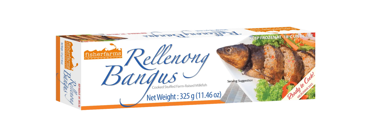 Fisherfarms Rellenong Bangus (Cooked Stuffed Farm-Raised Milkfish) 325g