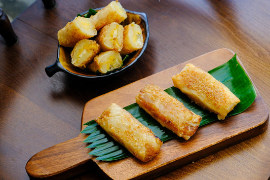 Golden Saba Turon (Saba Banana Roll with Jackfruit) 454g