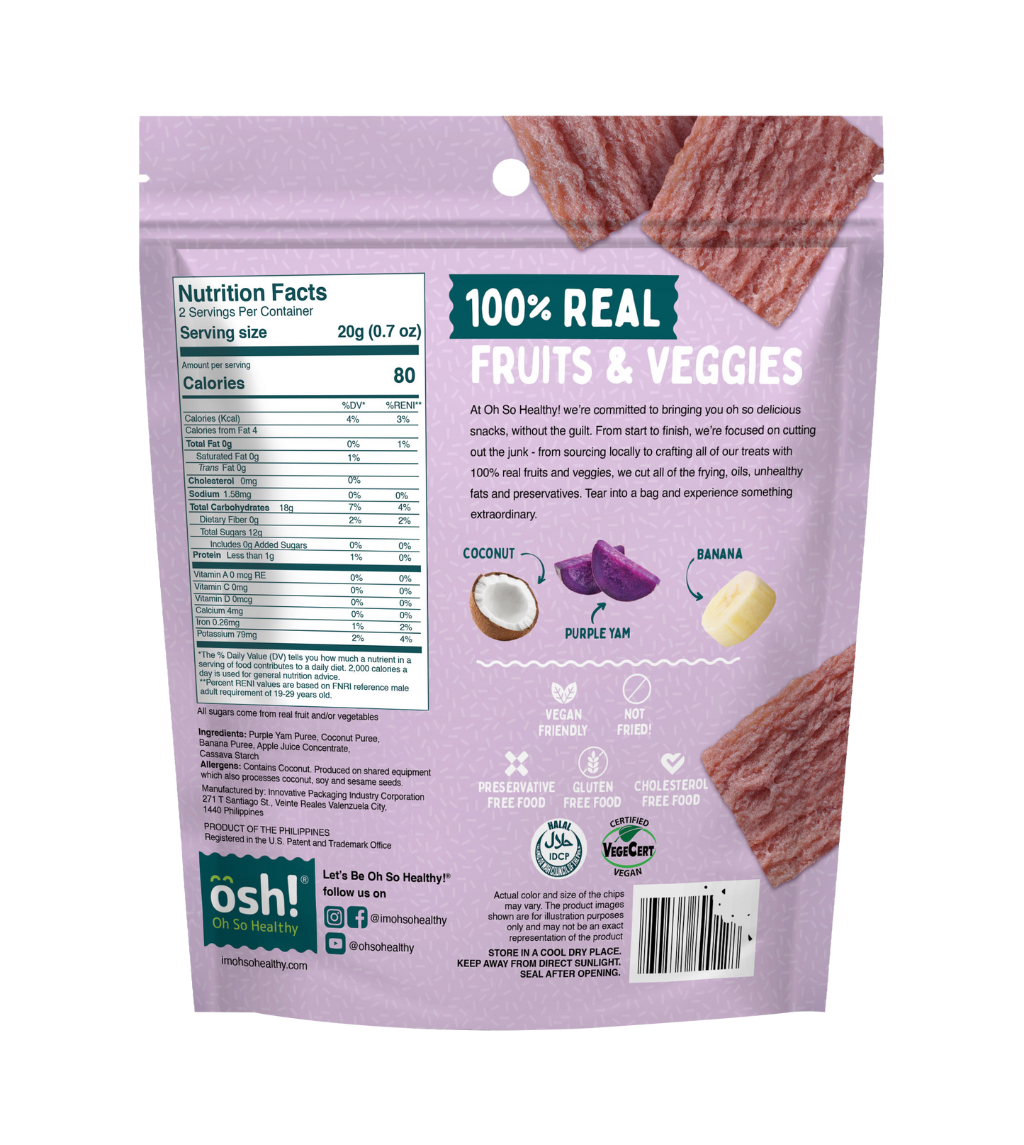Oh So Healthy! 3in1 Coconut Fruit Crisps (Super Value Bundle)