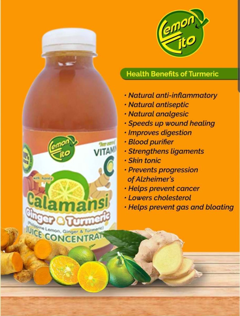 LemonCito Calamansi-Ginger-Turmeric Juice Concentrate with Honey 500ml