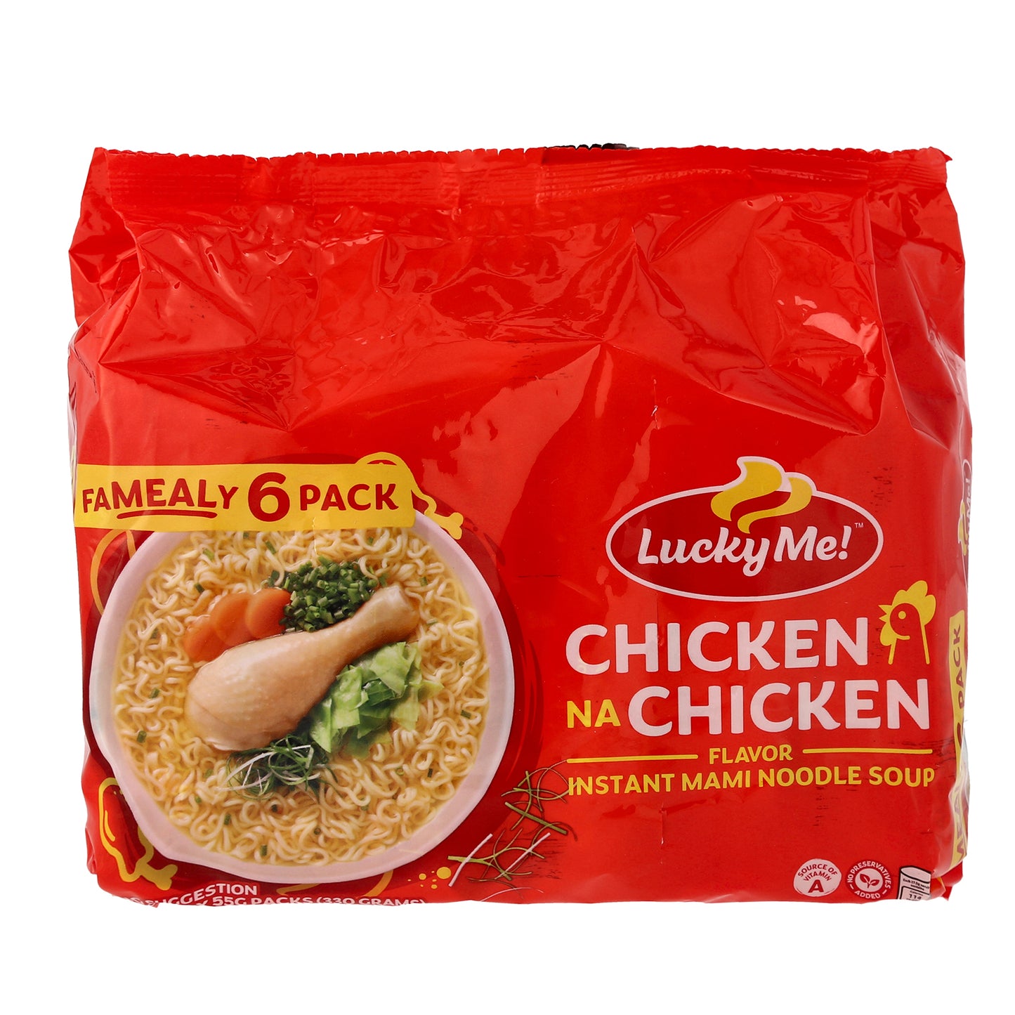 Lucky Me! Instant Noodle Chicken 6x55g