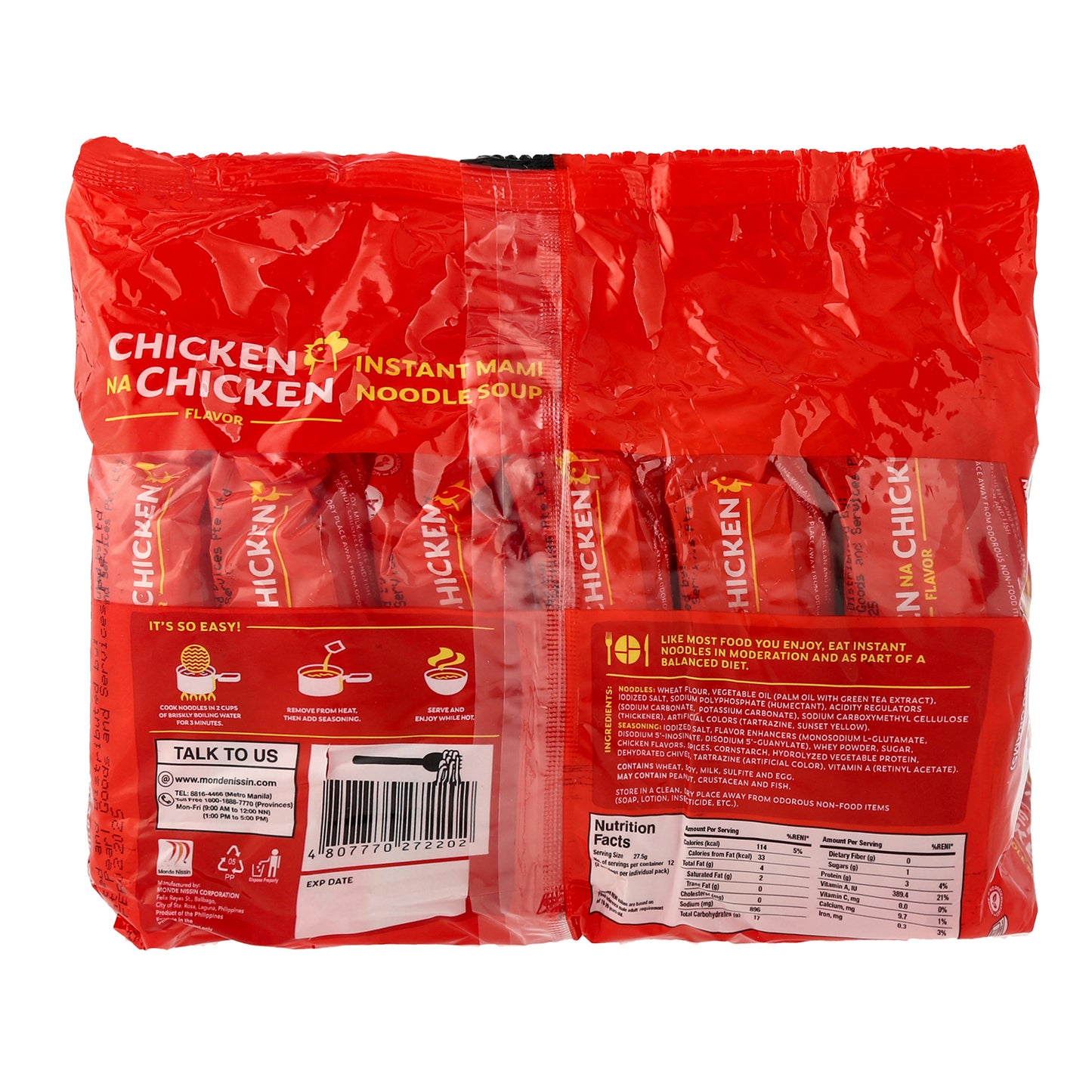 Lucky Me! Instant Noodle Chicken 6x55g
