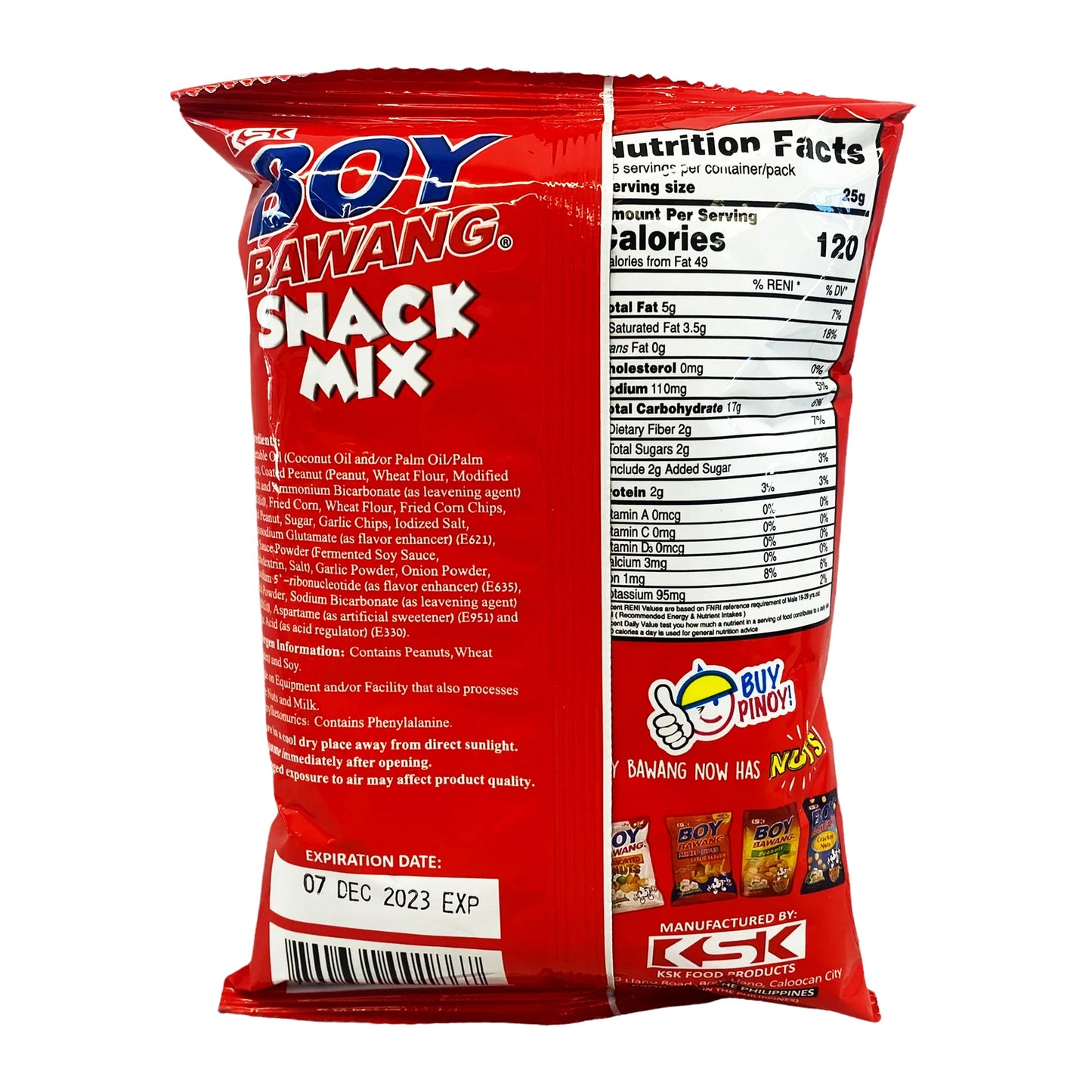Boy Bawang Snack Mix with Real Garlic Chips 85g