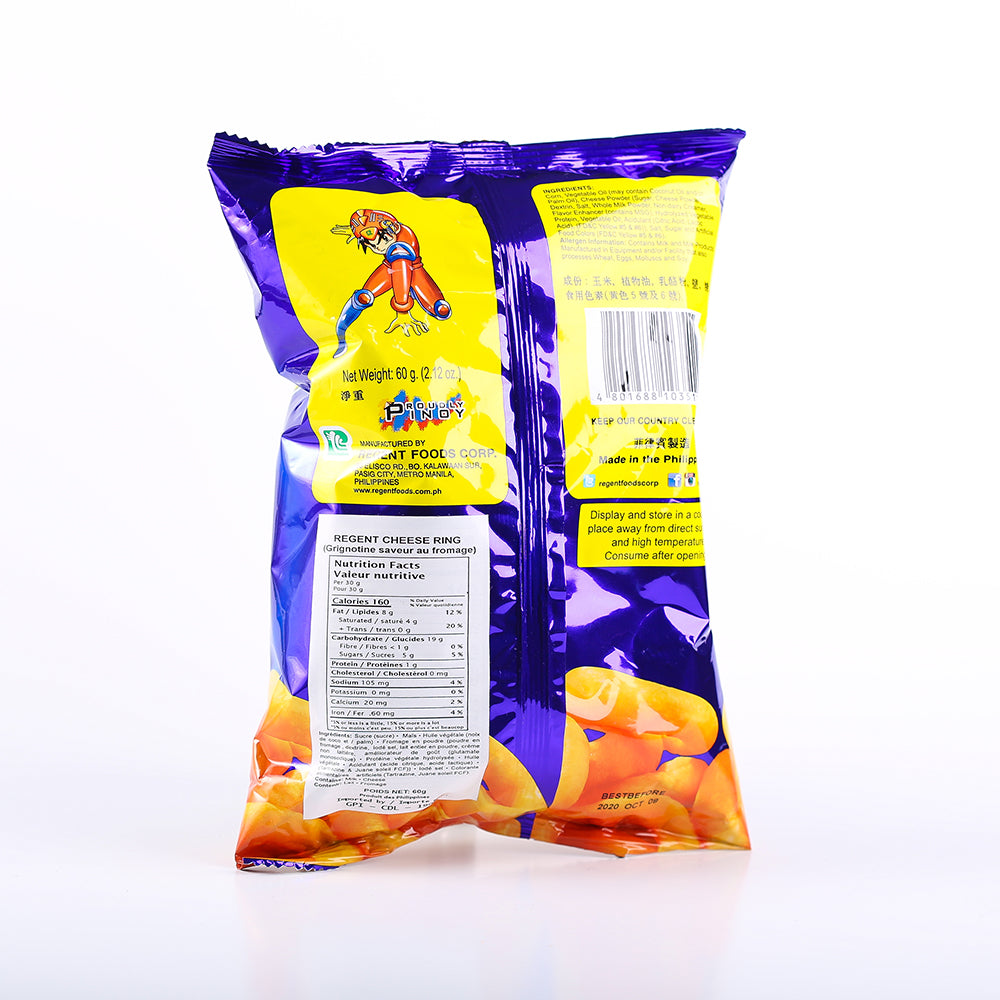 Regent Cheese Ring Cheese Flavored Snack 60g
