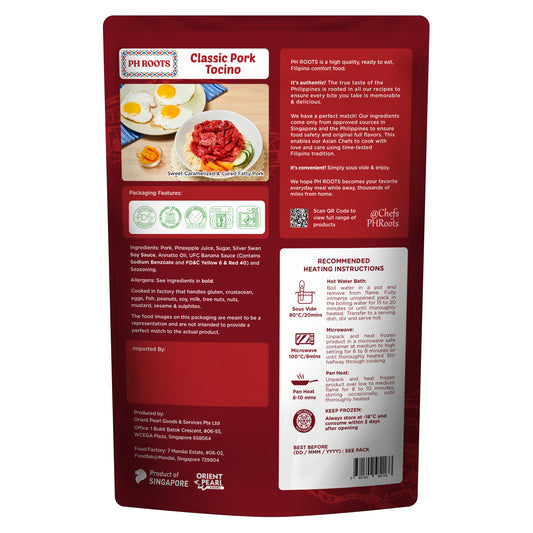 PH Roots Classic Pork Tocino 500g