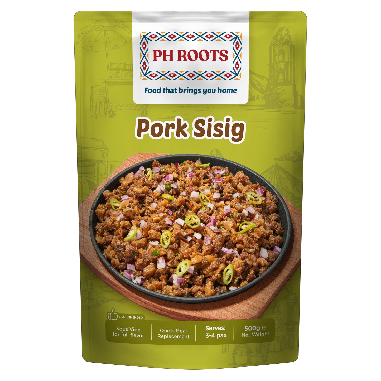 PH Roots Pork Sisig 500g