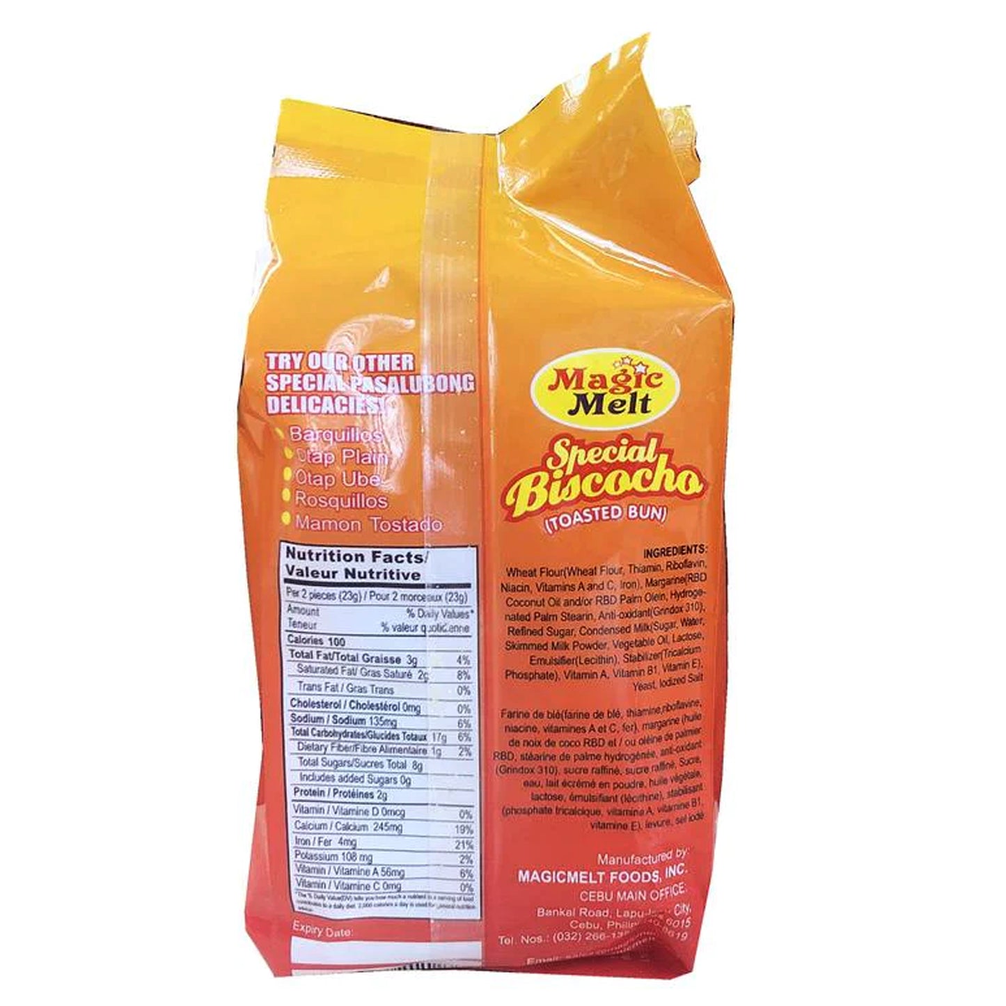 Magic Melt Special Biscocho Toasted Bun 150g