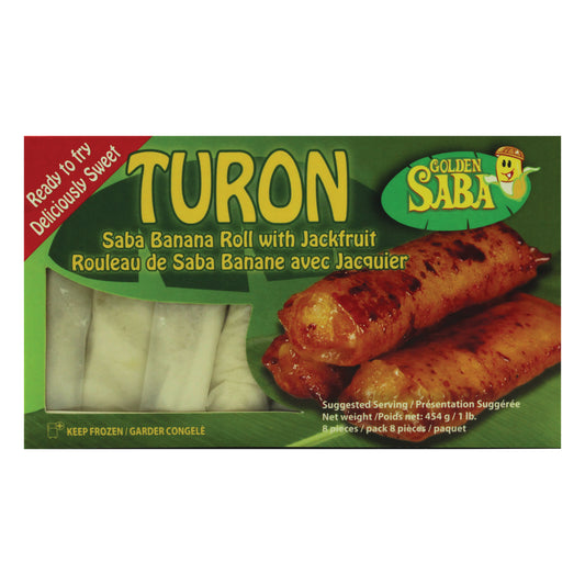 Golden Saba Turon (Saba Banana Roll with Jackfruit) 454g