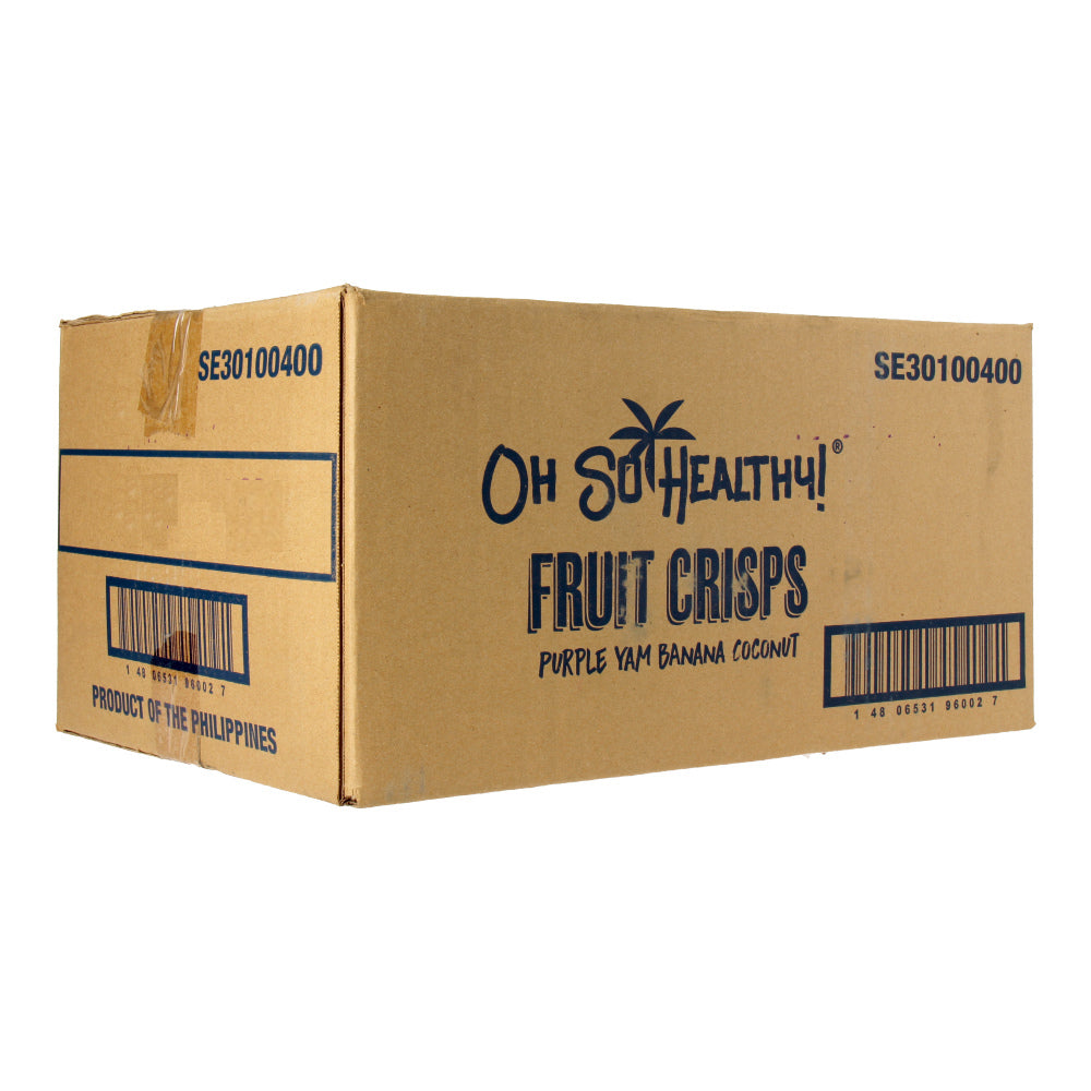 Oh So Healthy! Purple Yam Banana Coconut Fruit Crisps 40g