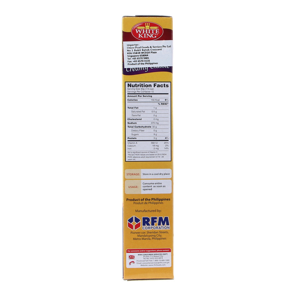 White King Creamy Classic Hotcake Mix 400g