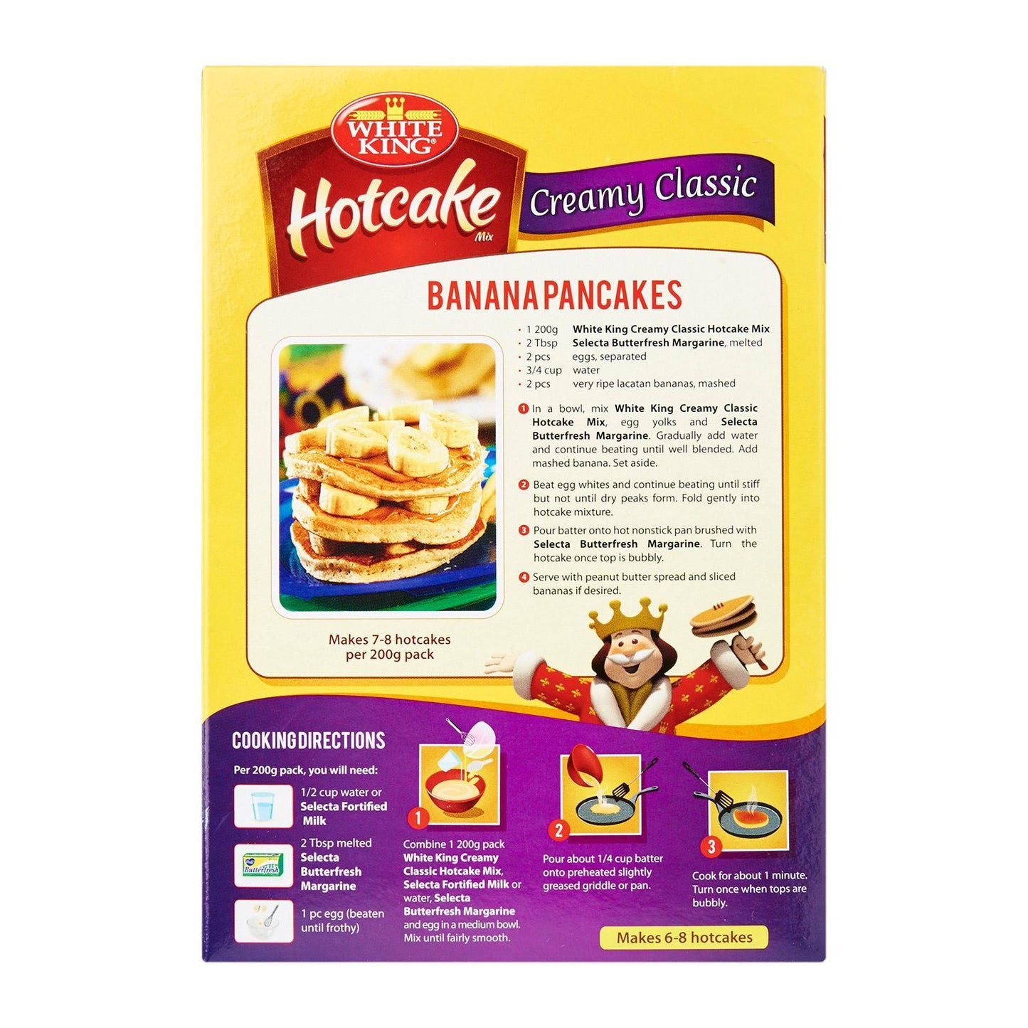 White King Creamy Classic Hotcake Mix 400g