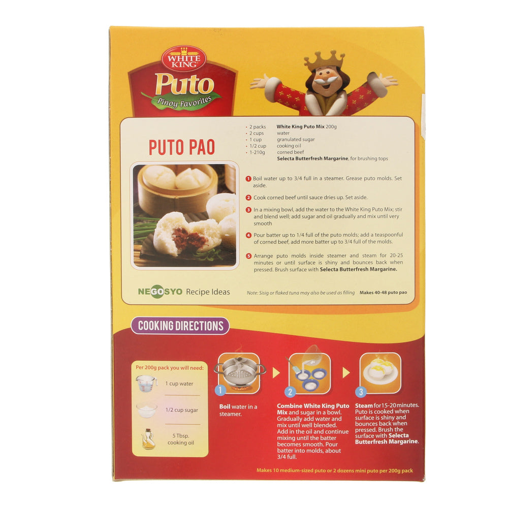 White King Classic Puto (Steamed White Cake Mix) 400g