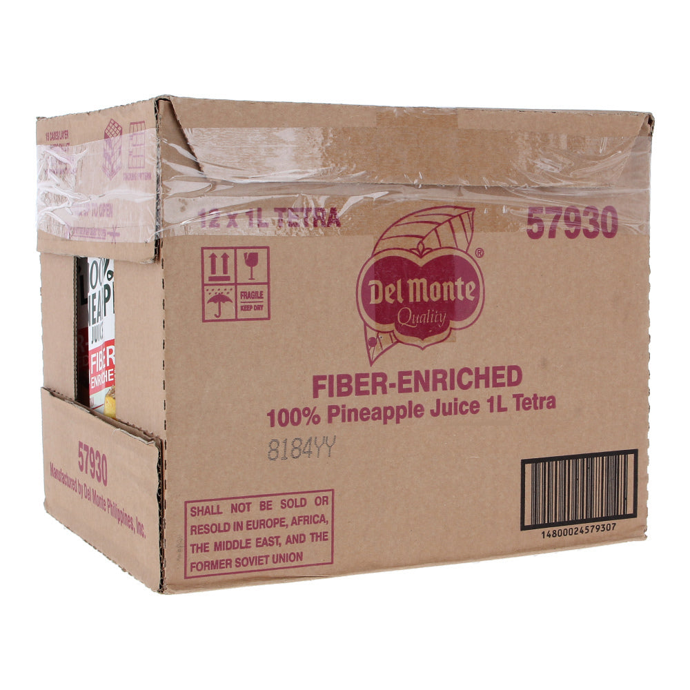 Del Monte Pineapple Juice w/ Fibre Tetra 1L
