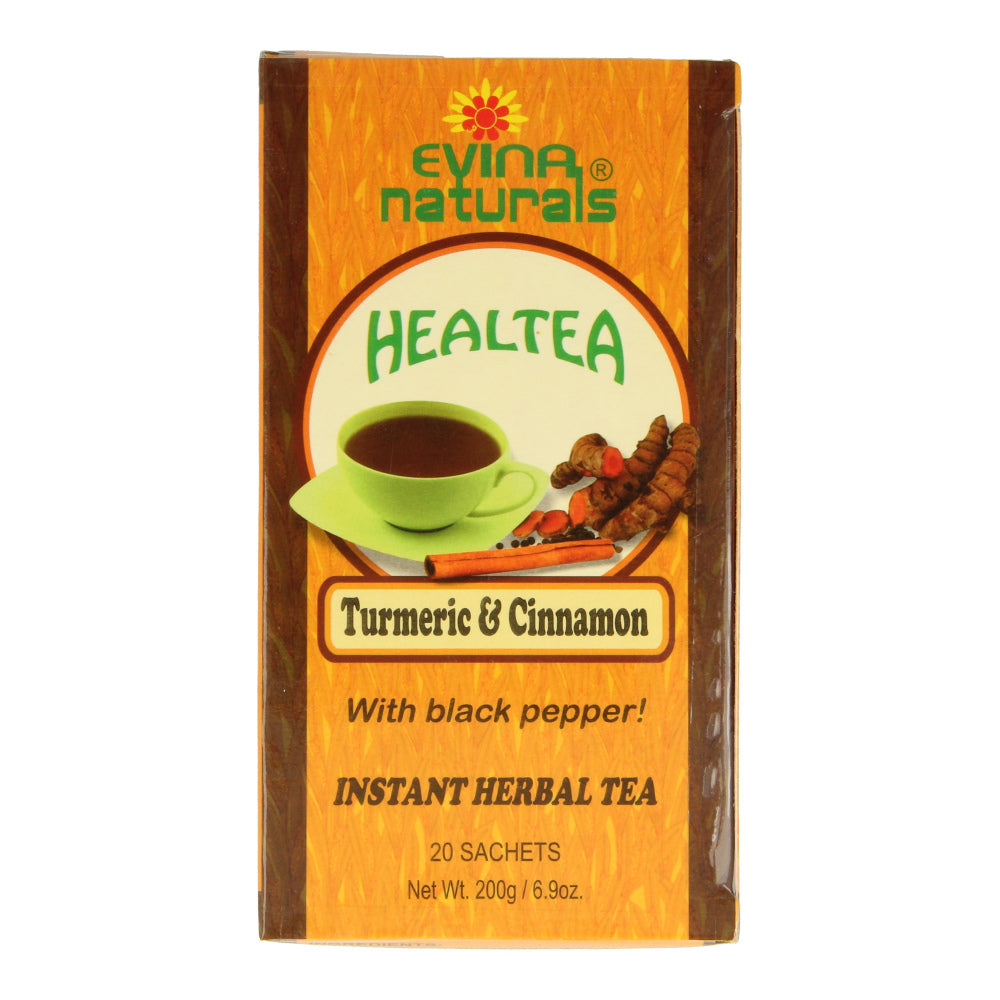 Evina Naturals Turmeric & Cinnamon Instant Herbal Tea (20 sachets) 200g
