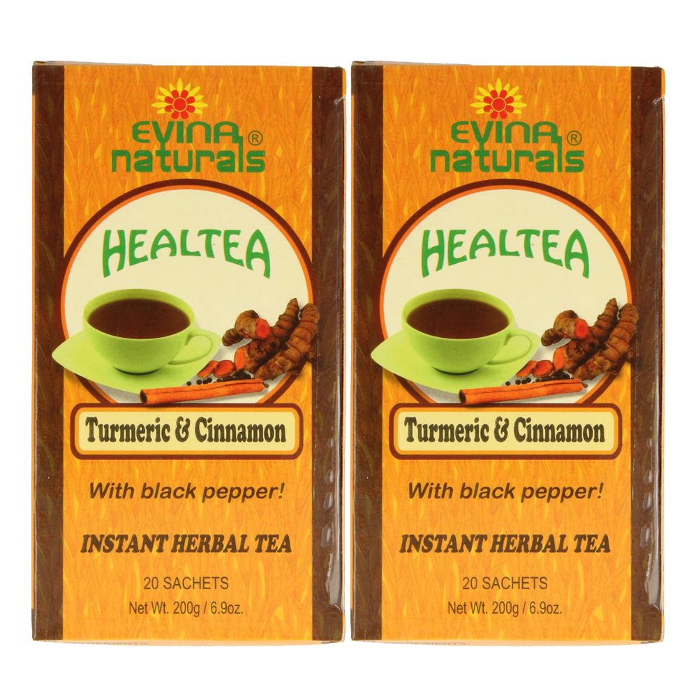 Evina Naturals Turmeric & Cinnamon Instant Herbal Tea (20 sachets) 200g