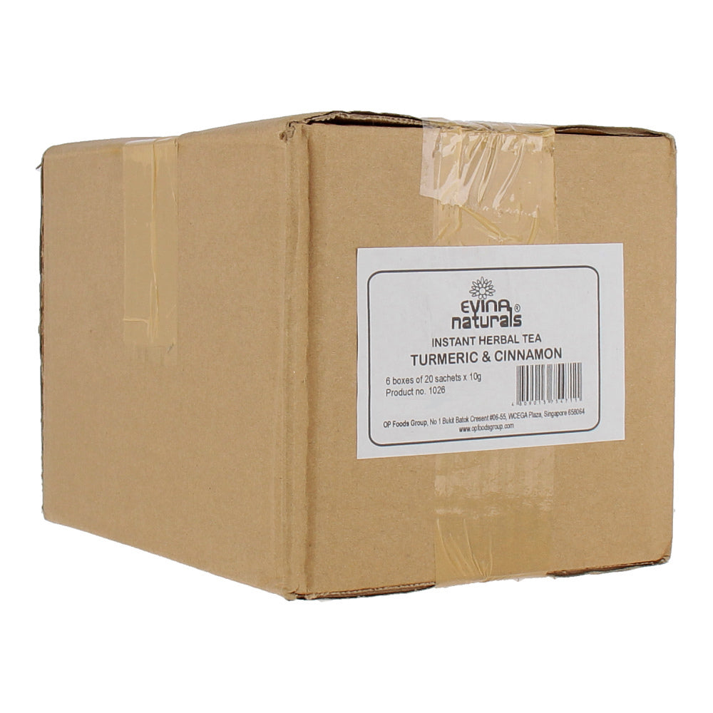 Evina Naturals Turmeric & Cinnamon Instant Herbal Tea (20 sachets) 200g