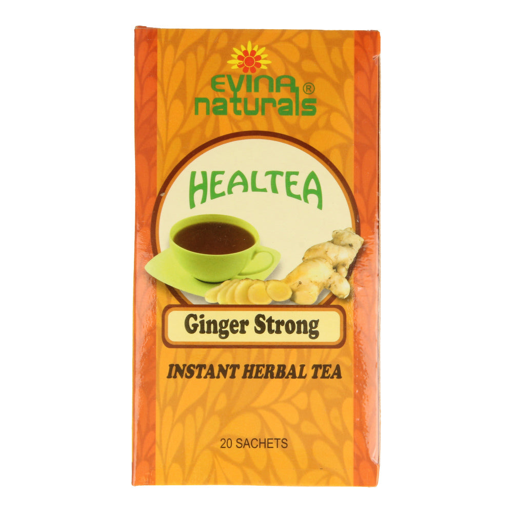Evina Naturals Ginger Strong Instant Herbal Tea (20 sachets) 200g