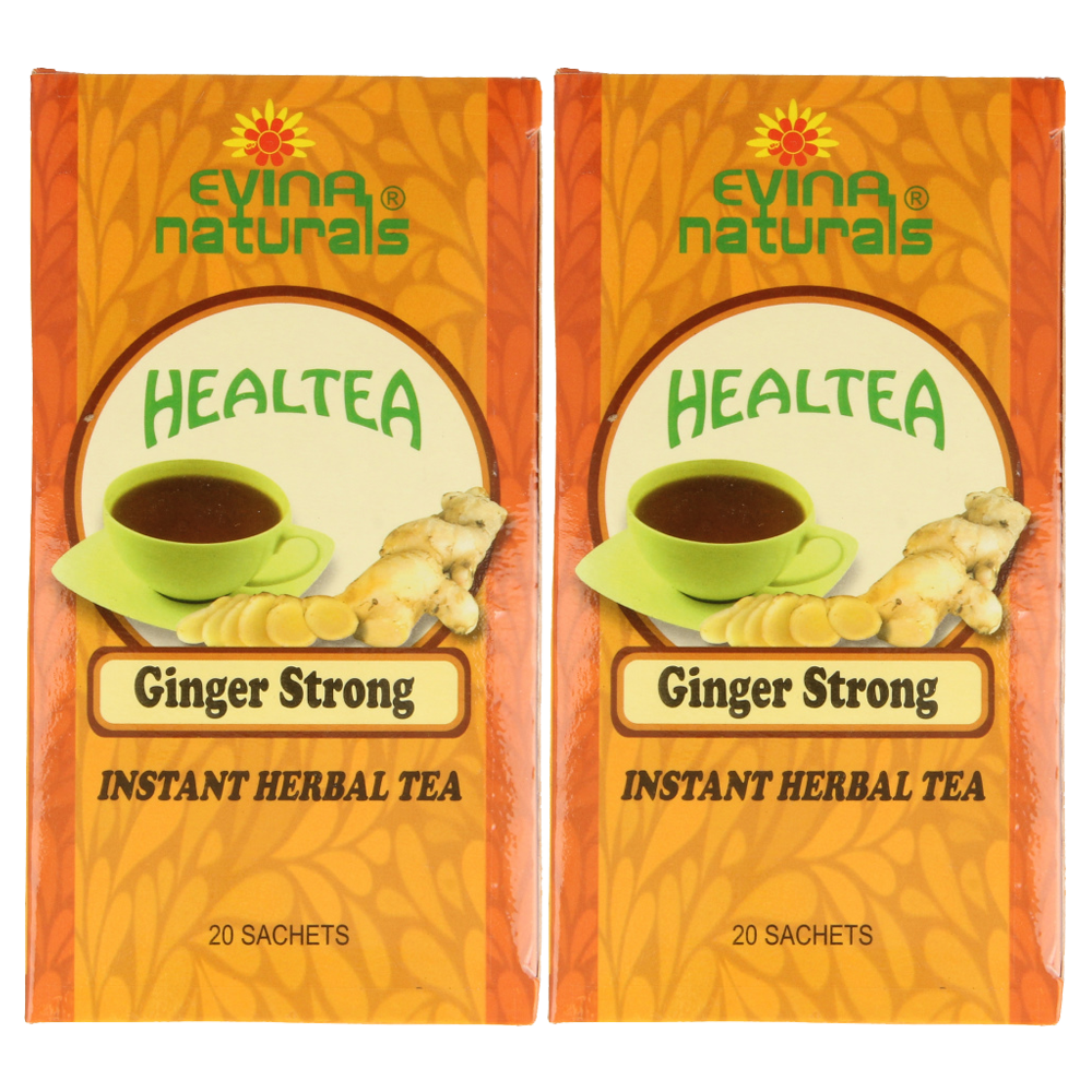 Evina Naturals Ginger Strong Instant Herbal Tea (20 sachets) 200g