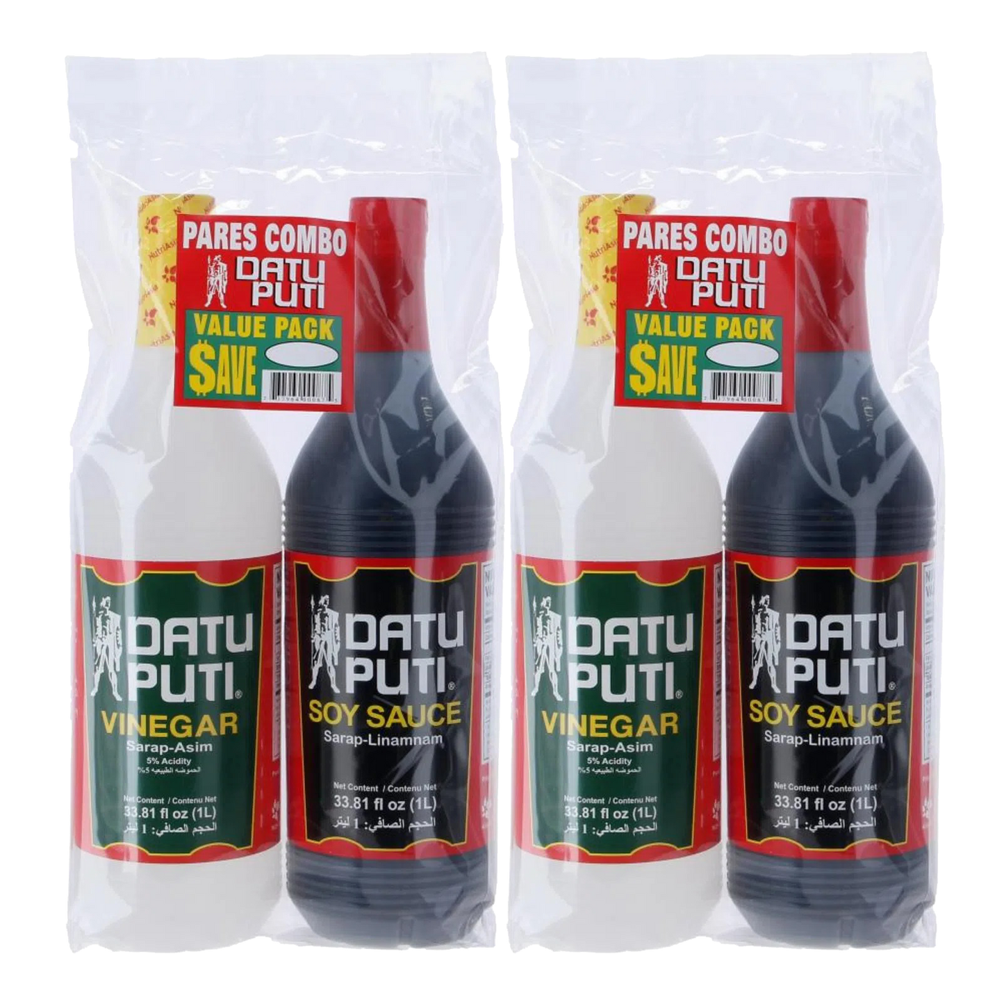 Datu Puti Pares Combo Value Pack 2x1L