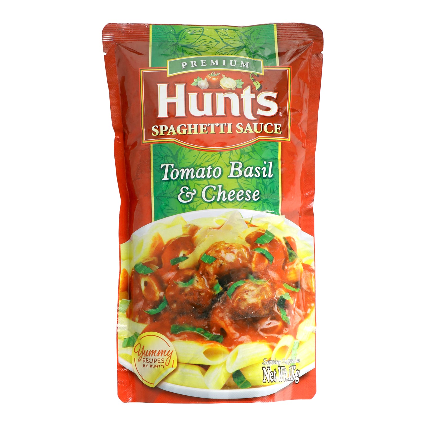 Hunt's Spaghetti Sauce Tomato Basil & Cheese 1kg