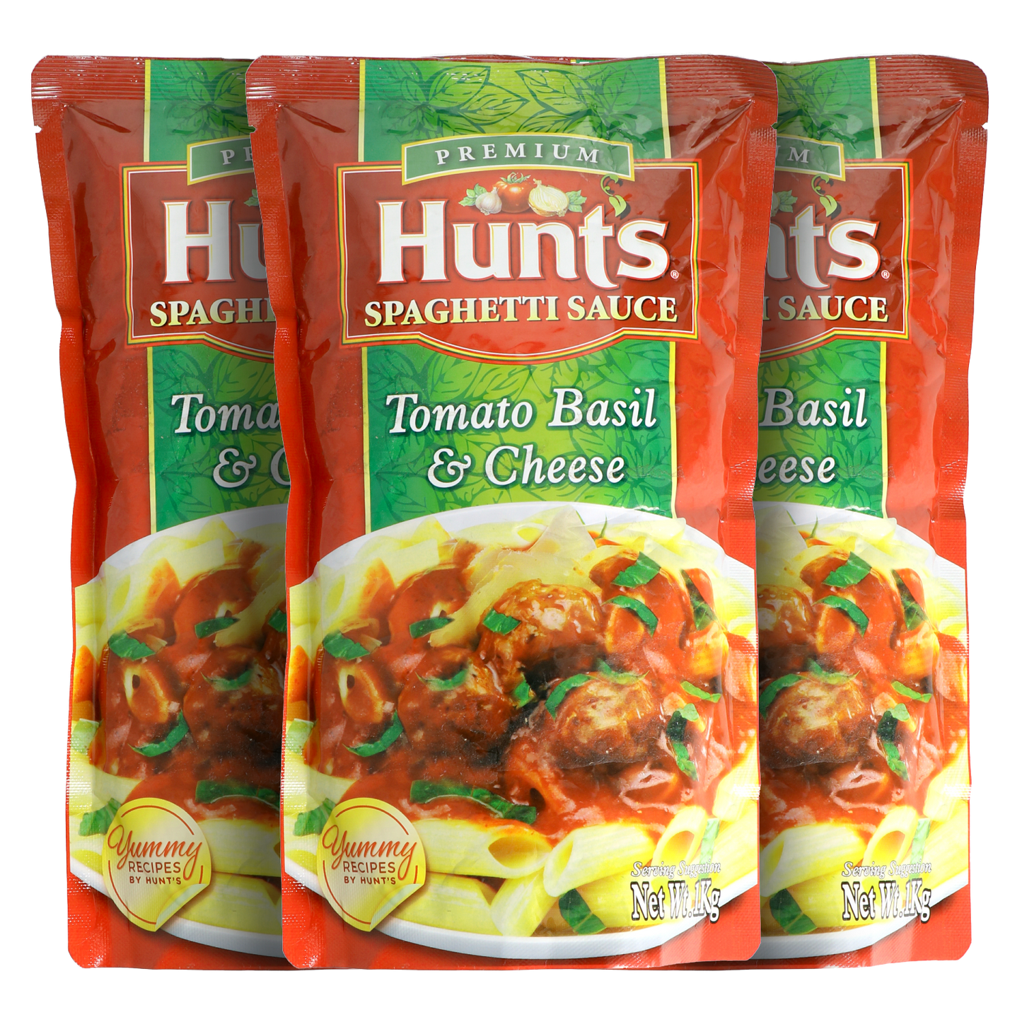 Hunt's Spaghetti Sauce Tomato Basil & Cheese 1kg