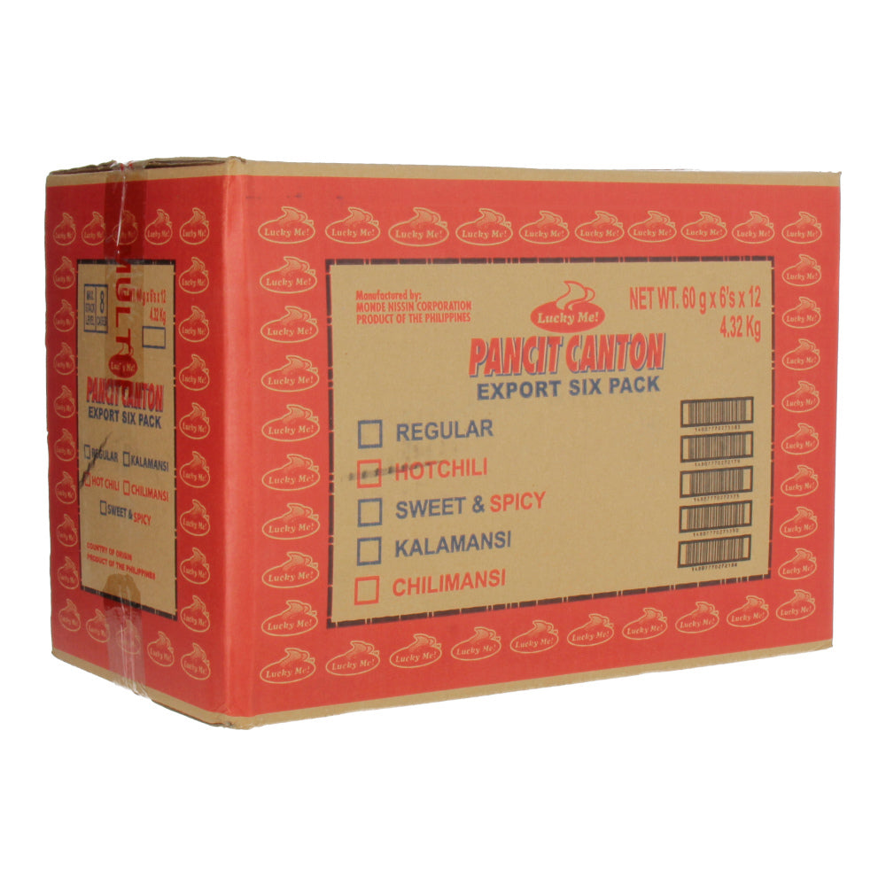 Lucky Me! Pancit Canton Hot Chili 6x60g