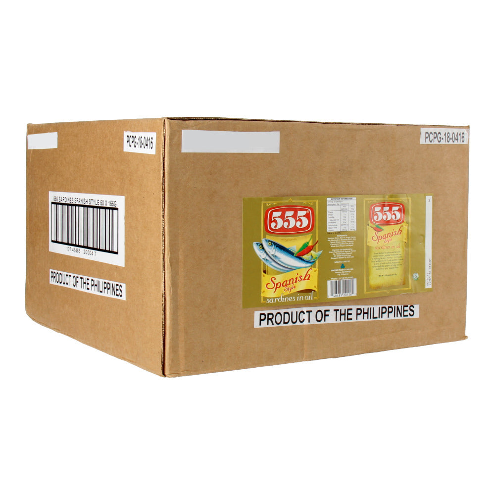 555 Spanish Style Sardines 155g
