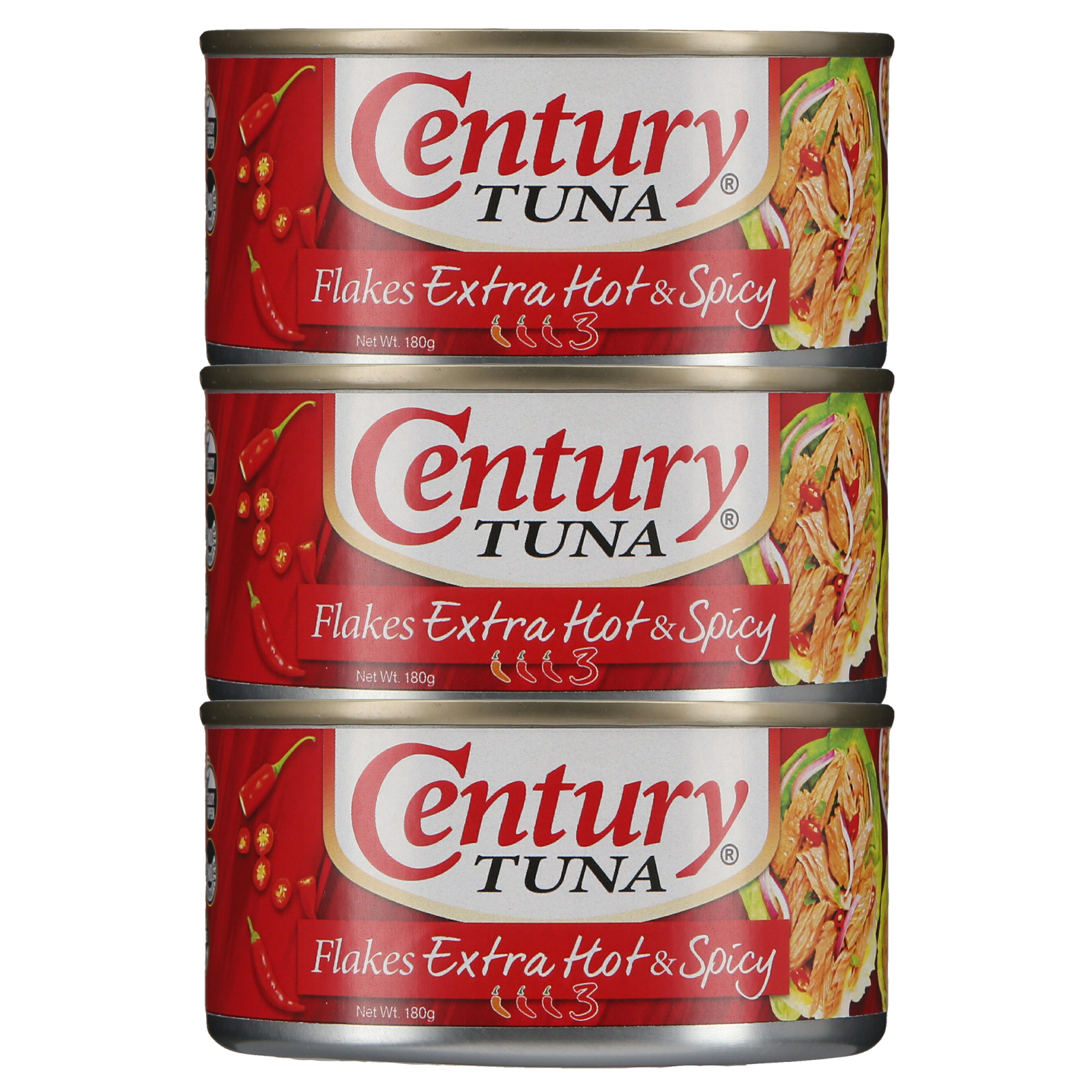 Century Tuna Flakes Extra Hot & Spicy 180g