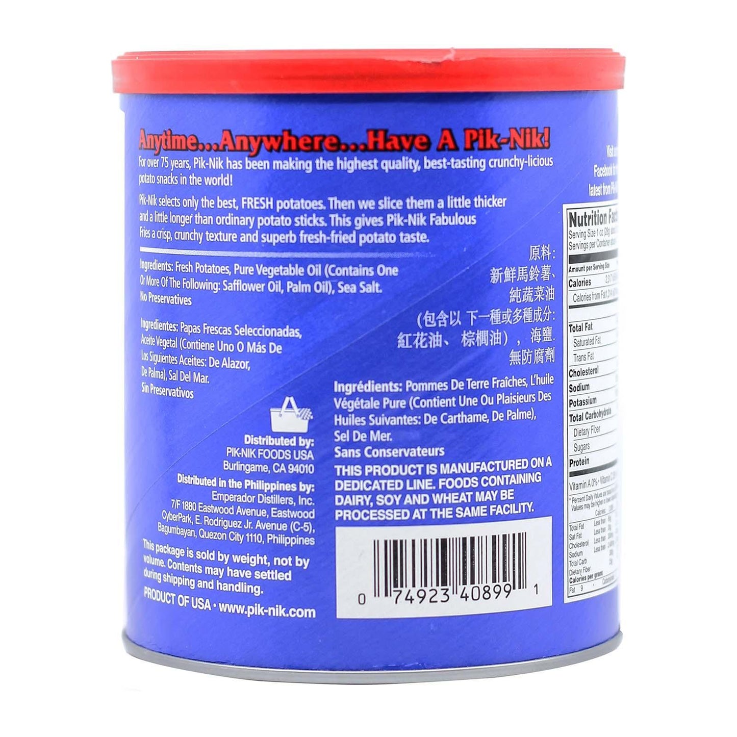 Pik-Nik Fabulous Fries 4oz