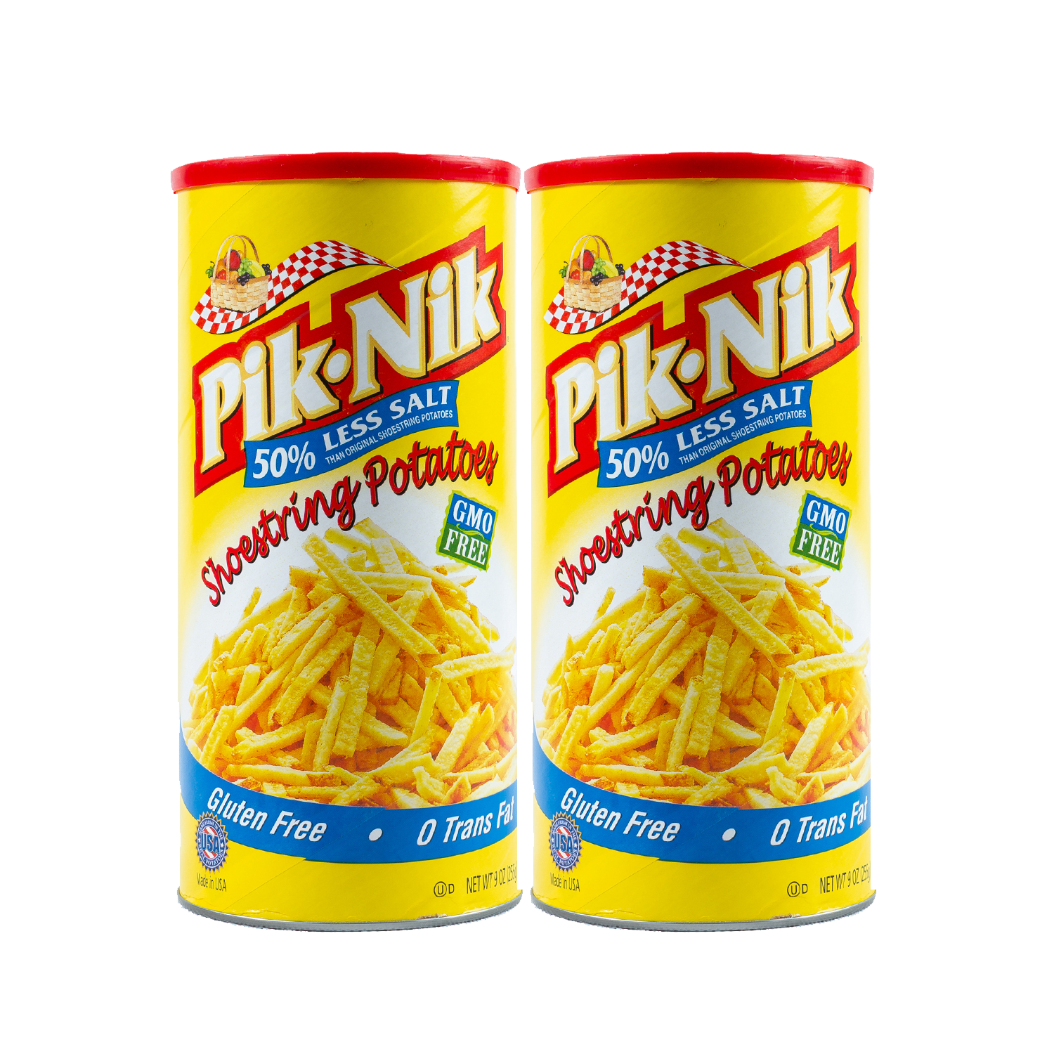 Pik-Nik 50% Less Salt Shoestring Potatoes 9oz