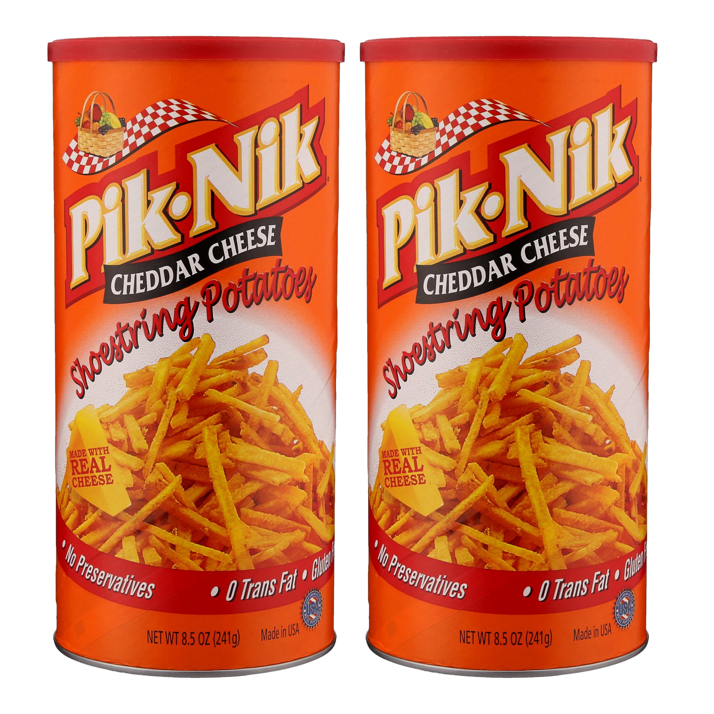 Pik-Nik Cheddar Cheese Shoestring Potatoes 8.5oz