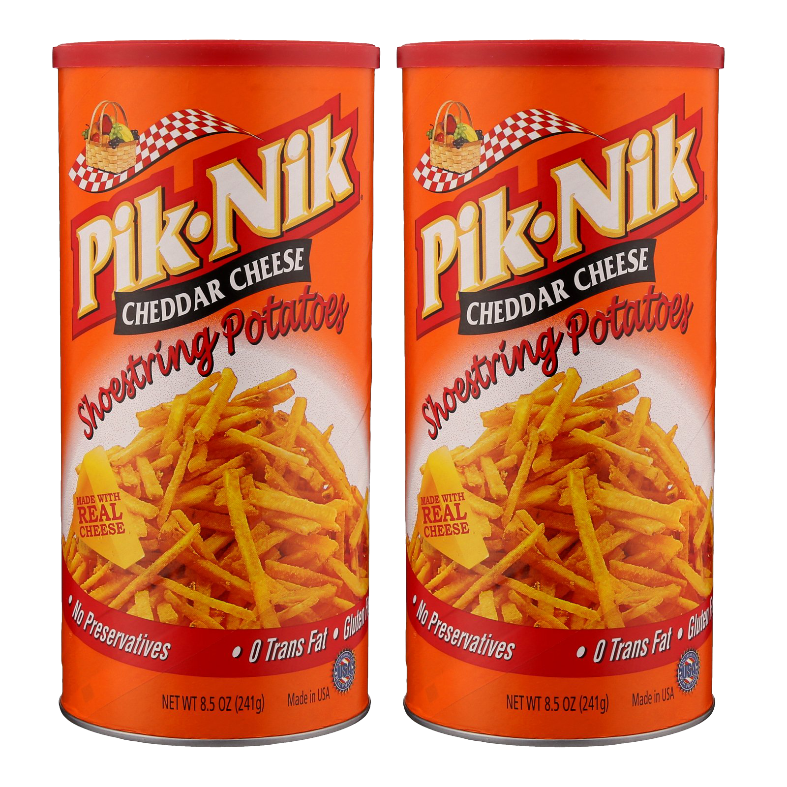 Pik-Nik Cheddar Cheese Shoestring Potatoes 8.5oz