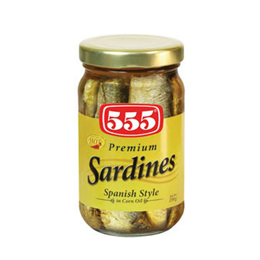 555 Premium Sardines Spanish Style in Corn Oil 230g