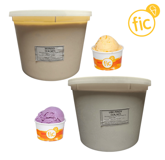 FIC Party Pack (2 x 3.8L Assortment: Philippine Mango & Ube)