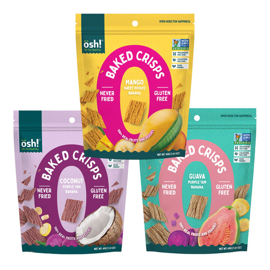 Oh So Healthy! 3in1 Assorted Fruit Crisps (Super Value Bundle)