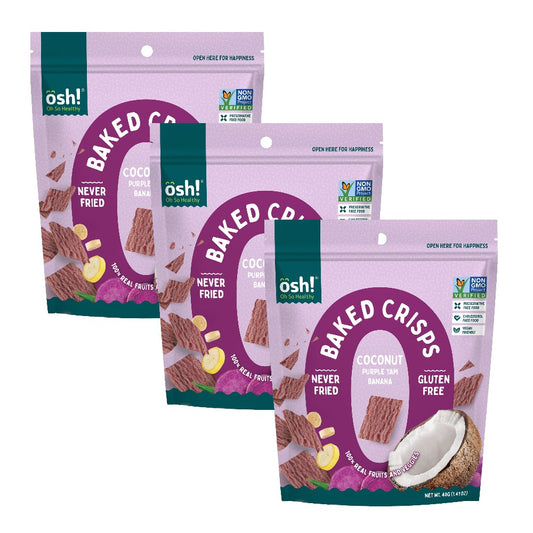 Oh So Healthy! 3in1 Coconut Fruit Crisps (Super Value Bundle)