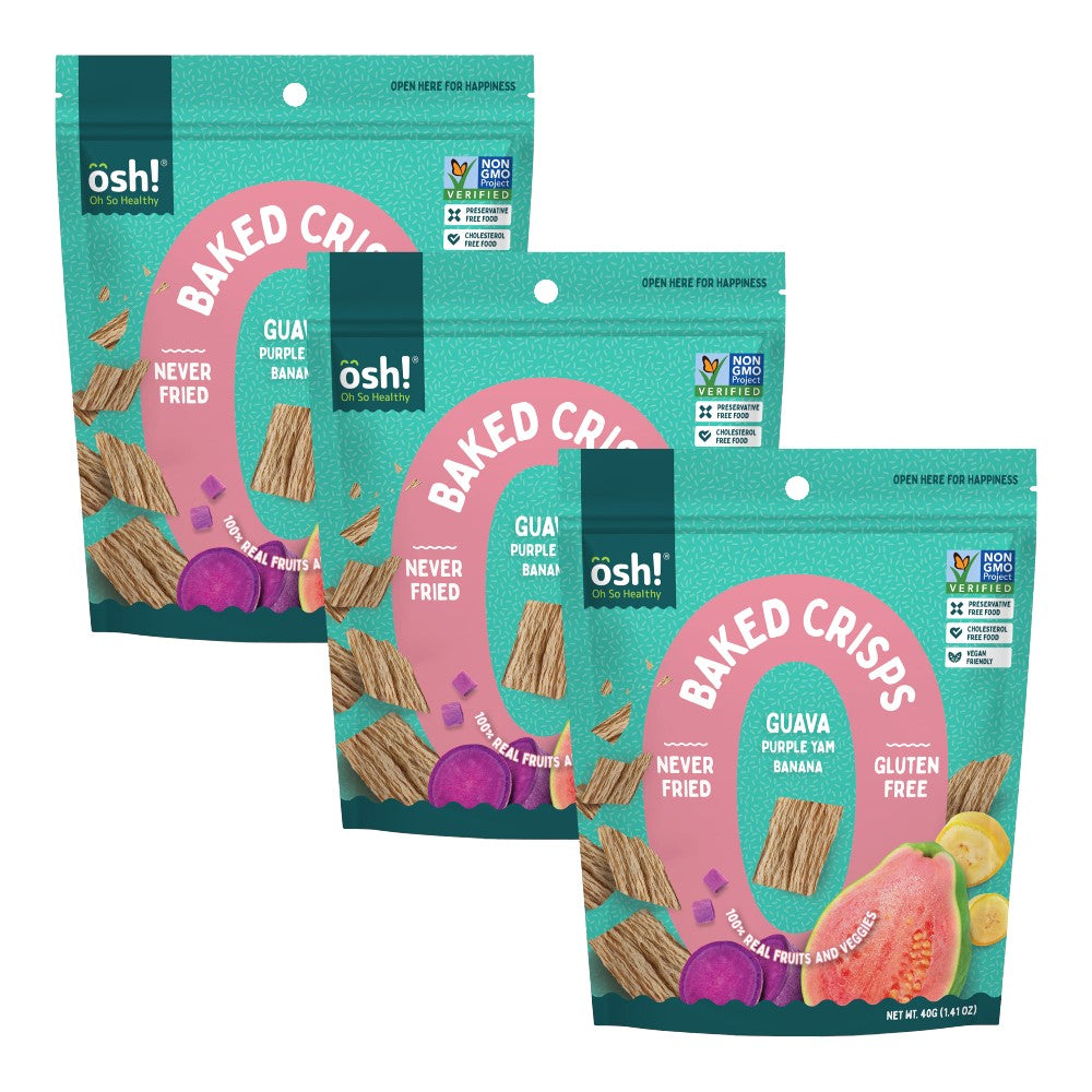 Oh So Healthy! 3in1 Guava Fruit Crisps (Super Value Bundle)