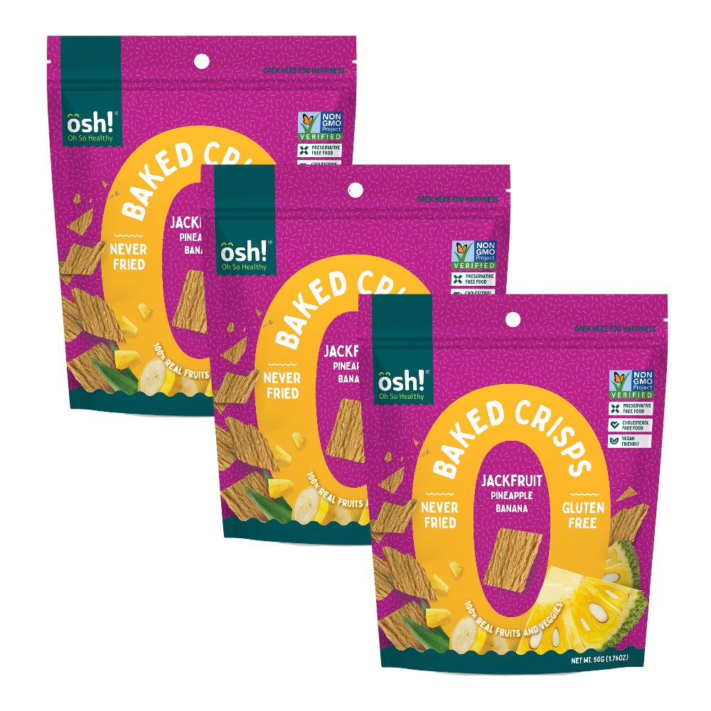 Oh So Healthy! 3in1 Jackfruit Fruit Crisps (Super Value Bundle)