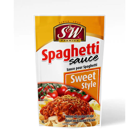 S&W Sweet Style Spaghetti Sauce 1kg