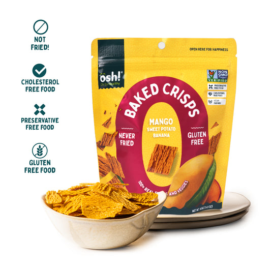 Oh So Healthy! Mango Sweet Potato Banana Fruit Crisps 40g