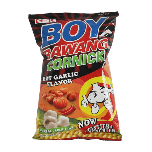 Boy Bawang Cornick Hot Garlic Flavor 90g