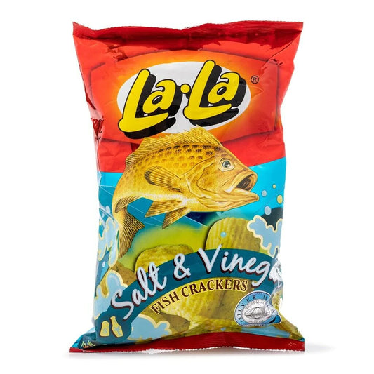Lala Fish Crackers Salt & Vinegar 100g