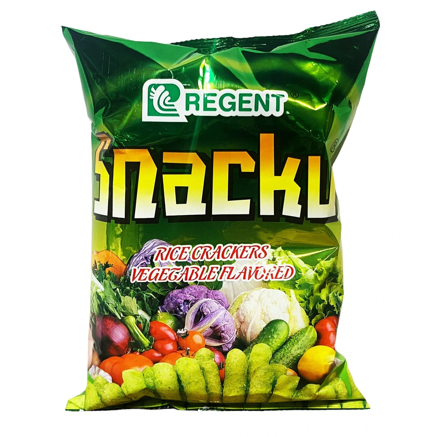 Regent Snacku Vegetable Flavored Rice Crackers 60g