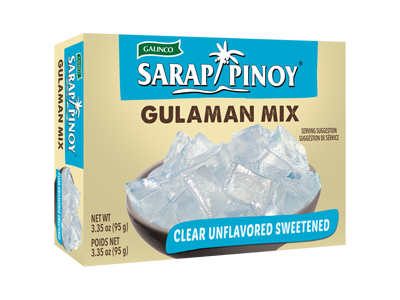 Sarap Pinoy Gulaman Mix Clear Unflavored Sweetened 95g