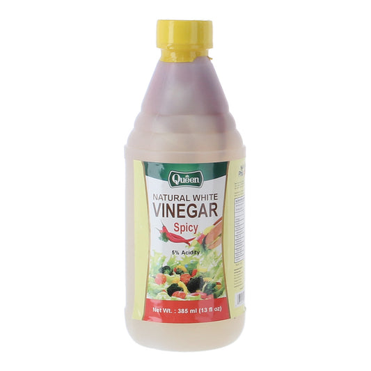 Queen Natural White Vinegar, Spiced 385ml