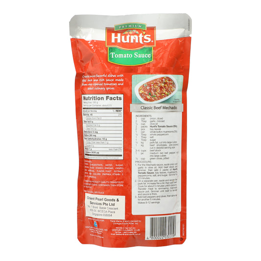 Hunt's Tomato Sauce 250g