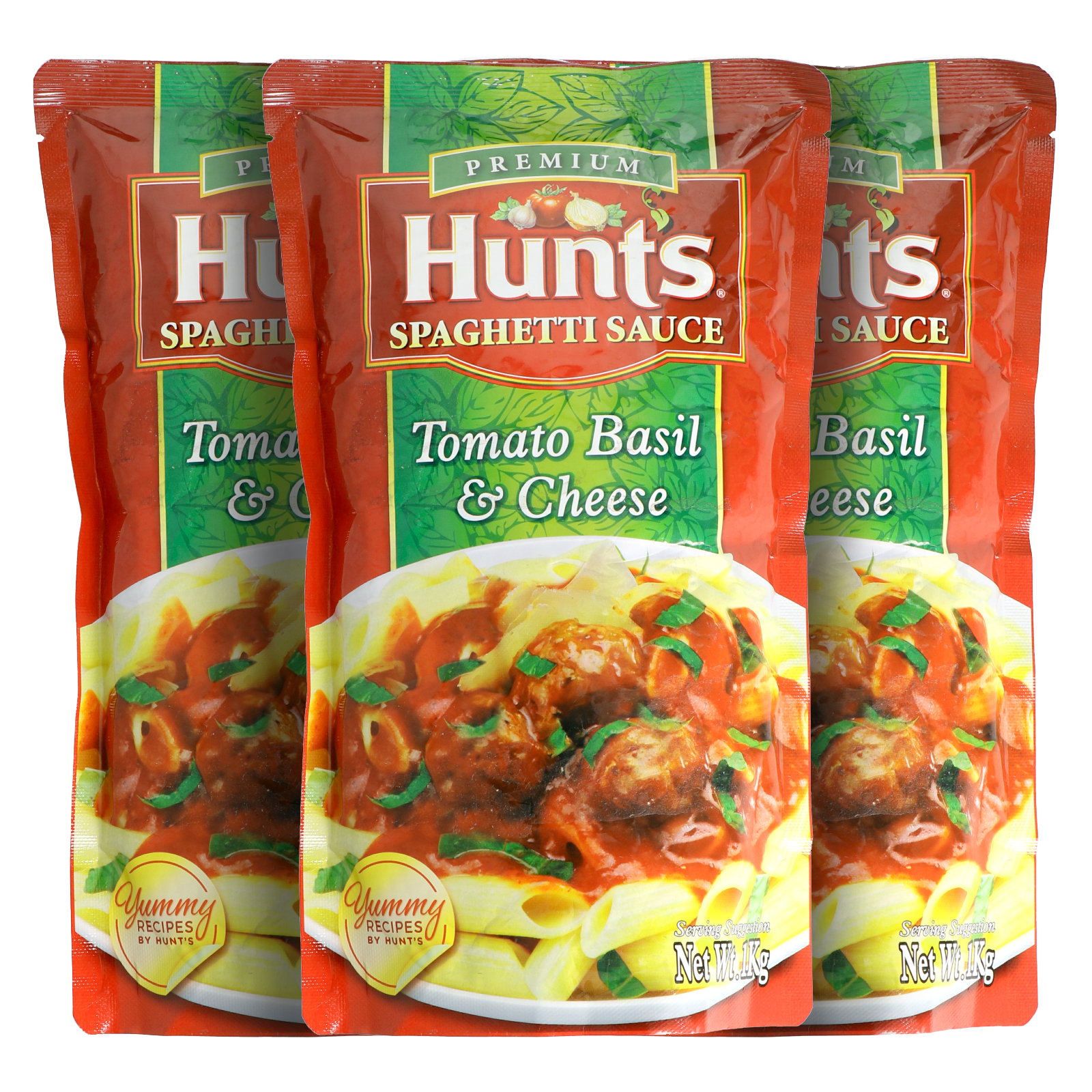 Hunt's Spaghetti Sauce Tomato Basil & Cheese 1kg