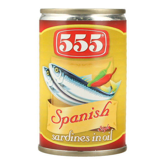 555 Spanish Style Sardines 155g