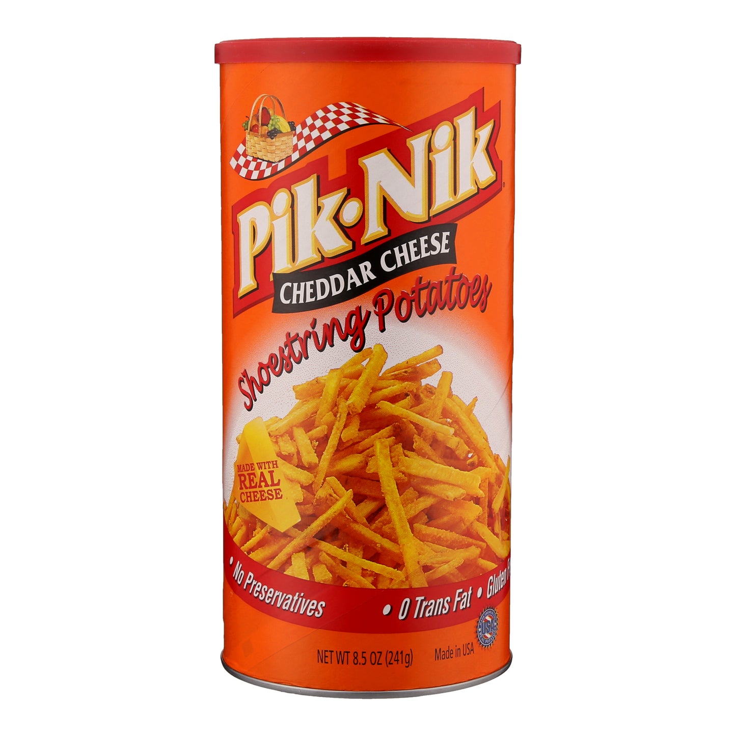 Pik-Nik Cheddar Cheese Shoestring Potatoes 8.5oz